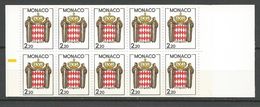 MONACO CARNET  N° 1 Non Plier / 1987 ( Poste 1613 ) NEUF** LUXE SANS CHARNIERE  / MNH - Markenheftchen