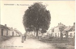 CPA Vignacourt Rue Armand Cornet   80 Somme - Vignacourt