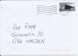 Norway Cover Sent To Halden 15-12-2011 Single Stamped - Storia Postale