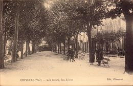 Var, Cotignac, Les Cours, Les Allees      (bon Etat) - Cotignac