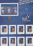 FRANCE - Footballeurs : Equipe De France : Carrasso, Henry, Diarra, Toulalan, Clichy, Sagna, Diarra -ELA - Collectors