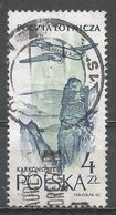 Poland 1957. Scott  #C45 (U) Plane Over Karkonosze Mountains - Used Stamps