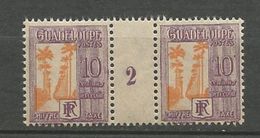 GUADELOUPE TAXE N° 28 MILLESIME 2 NEUF** LUXE SANS CHARNIERE  / MNH - Strafport