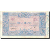 France, 1000 Francs, 1912. 01. 04, TTB, Fayette:36.26, KM:67g - 1 000 F 1889-1926 ''Bleu Et Rose''