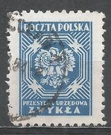 Polish People's Republic 1950. Scott  #O27 (U) Polish Eagle - Oficiales