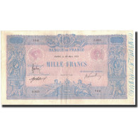 France, 1000 Francs, 1913. 03. 28, TTB+, Fayette:36.27, KM:67g - 1 000 F 1889-1926 ''Bleu Et Rose''