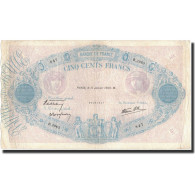 France, 500 Francs, 1940-01-11, TTB, Fayette:31.56, KM:88c - 500 F 1888-1940 ''Bleu Et Rose''