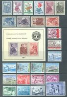 BELGIUM - 1960 - MNH/***LUXE -  JAAR ANNEE YEAR 1960  WITH BLOC REFUGEE  - QUOTATION 244.50 EUR - Lot 16182 - Full Years