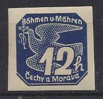 Germany (Bohmen Und Mahren) 1939 Zeitungsmarken (**) MNH Mi.47 - Ungebraucht