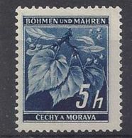 Germany (Bohmen Und Mahren) 1939-42 Lindenzweig (*) Mi.20 - Unused Stamps