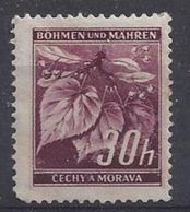 Germany (Bohmen Und Mahren) 1939-42 Lindenzweig (*) Mi.24 - Ungebraucht