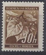 Germany (Bohmen Und Mahren) 1941 Lindenzweig (*) Mi.64 - Unused Stamps