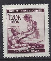 Germany (Bohmen Und Mahren) 1941 Rotes Kreuz (*) Mi.63 - Ungebraucht