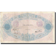 France, 500 Francs, 1938-03-24, TB, Fayette:31.6, KM:88c - 500 F 1888-1940 ''Bleu Et Rose''