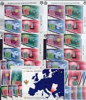 Stamps 1956-2006 CRNA GORA 108/1A/B,8x ZD,2x VB+Blocks 2A/B+3 ** 465€ EUROPA Blocs S/s Maps Sheets Bf 50 Years CEPT - Colecciones