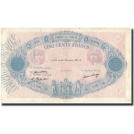 France, 500 Francs, 1932-12-29, TTB, Fayette:30.35, KM:66l - 500 F 1888-1940 ''Bleu Et Rose''