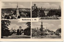 ALLEMAGNE - WALDENBURG In Saxe (multivues) (9X14) - Waldenburg (Sachsen)