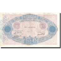 France, 500 Francs, 1929-07-26, TTB, Fayette:30.32, KM:66k - 500 F 1888-1940 ''Bleu Et Rose''
