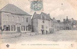 La Souterraine       23       Hôtel De Ville Et La Place      (voir Scan) - La Souterraine