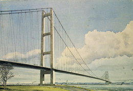 YORKS - HULL - PROPOSED HUMBER BRIDGE - ART - Hull