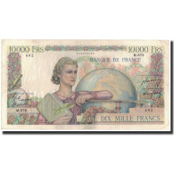 France, 10,000 Francs, 1950-02-02, TTB, Fayette:50.29, KM:132b - 10 000 F 1945-1956 ''Génie Français''