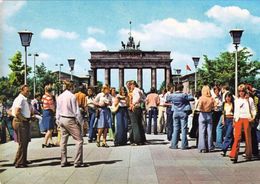 Berlin - Brandenburger Tor Bei Nacht At Night - Printed 1977 - Spandau