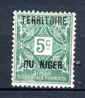 NIGER - 1921: Timbre Taxe 5c Vert N° 1* - Nuovi