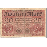 Billet, Allemagne, 20 Mark, 1917-1918, 1918-02-20, KM:57, B - 20 Mark