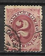 ETATS - UNIS   -   TAXE   -  1891 .   Y&T N° 16 Oblitéré . - Postage Due