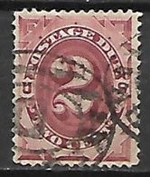 ETATS - UNIS   -   TAXE   -  1891 .   Y&T N° 16 Oblitéré . - Postage Due