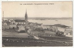 Delcampe - 29 - L'ILE DE BATZ - Vue Générale Du Bourg - L'Eglise - Villard 718 - Ile-de-Batz
