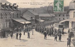 La Courtine        23      Avenue De La Gare. Arrivée Des Troupes       (voir Scan) - La Courtine