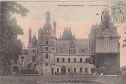 28. MONTIGNY LE GANNELON. CPA COLORISÉE. INTÉRIEUR DU CHÂTEAU. ANNÉE 1905. - Montigny-le-Gannelon