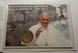 ===== 2 Euros Commémo. Vatican 2013 En Buste Philatélique Et Numismatique BU ===== - Vatikan