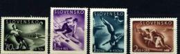 Slovakia 1944 Mi 147-150 Yt 108-111 ** Sport - Ungebraucht