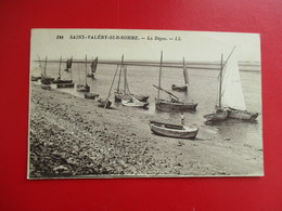 CPA 80 SAINT VALERY SUR SOMME LA DIGUE - Saint Valery Sur Somme