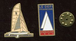 2 Pin's - AMERICA'S CUP 1992 - Vela