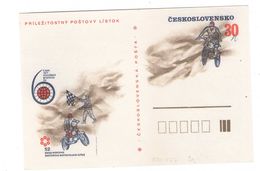 Czechoslovakia 1977 - Special Postcard,  MNH - Motorbikes