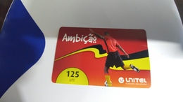 Angola-ambicao-(1)-(125utt)-31.12.2013-used+1card Prepiad Free - Angola