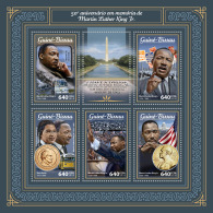 GUINEA BISSAU 2018 MNH** Martin Luther King M/S - OFFICIAL ISSUE - DH1805 - Martin Luther King