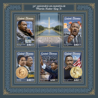 GUINEA BISSAU 2018 MNH** Martin Luther King M/S - IMPERFORATED - DH1805 - Martin Luther King