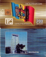 MOLDAVIA. MOL-M-16. Moldtelecom Building. 200U. 12-1997. 52500 Ex. (002) - Moldawien (Moldau)