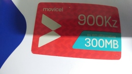 Angola-moviel-(64)-14.9.2020-(900kz-300mb-125utt)-used+1card Prepiad Free - Angola