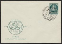 PU 12 C 1/01 "Freiheitsglocke", 1952, Pass. Sst. - Privé Briefomslagen - Gebruikt