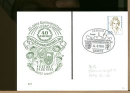 DEUTSCHE - EMA - AFS - LEBACH  Garnison  Jager Bataillon 261 - Private Postcards - Mint