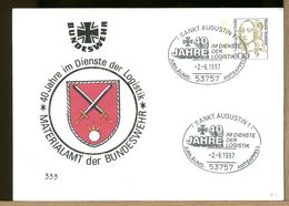 DEUTSCHE - EMA - AFS -  SANKT AUGUSTIN -  IM DIENSTE DER LOGISTIK - AMTSAPPELL - MATERIALAMT - Private Covers - Mint