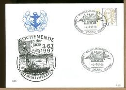 DEUTSCHE - EMA - AFS -  WILHELMSHAVEN - WOCHENENDE An Der JADE - Private Covers - Mint