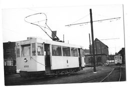 LOUVAIN LEVEN (Belgique) Photographie Format CPA  Tramway électrique Au Dépot 1950 - Leuven