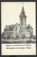 +++ CPA - Eglise à Construire Au LAMAY MONTEGNEE Et JEMEPPE - Liège  // - Saint-Nicolas