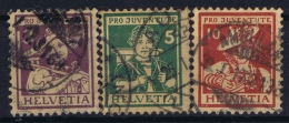 Switserland: Mi Nr  130 - 132 Obl./Gestempelt/used  1916 - Oblitérés